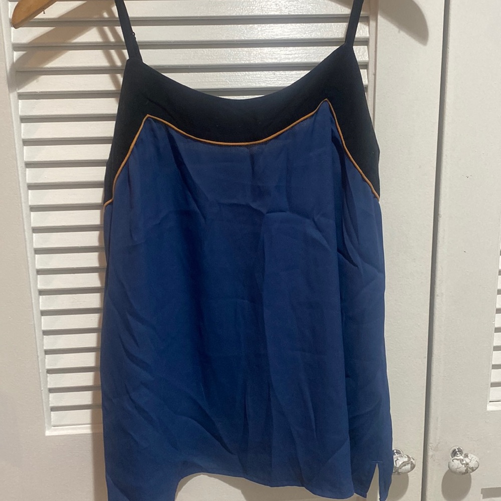 Cami top with adjustable straps.